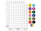 Clarinet Music Instrument Silhouette 200+ 0.50" Round Stickers